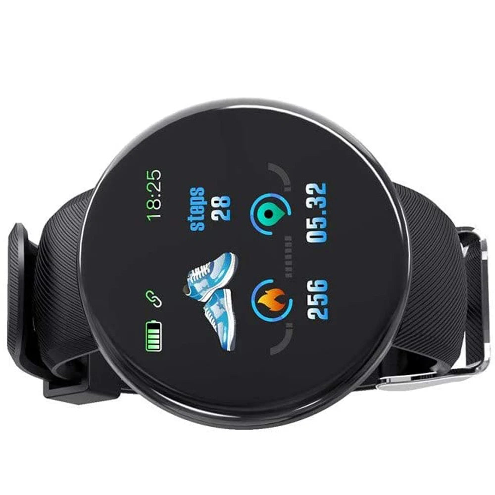 2025 High Quality D18 Bracelet Smart Watch Inch Round Screen Heart Rate Blood Pressure Waterproof Smart Watch Bracelet-5