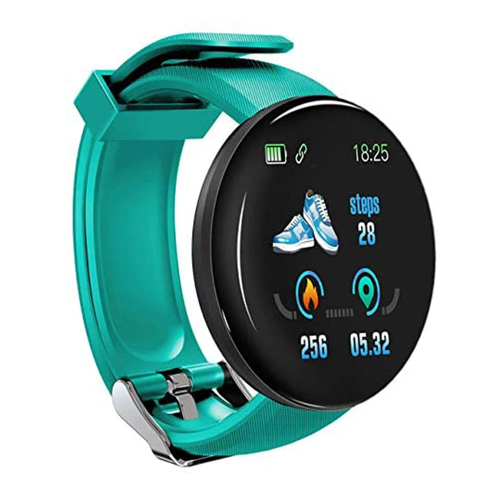 2025 High Quality D18 Bracelet Smart Watch Inch Round Screen Heart Rate Blood Pressure Waterproof Smart Watch Bracelet-7